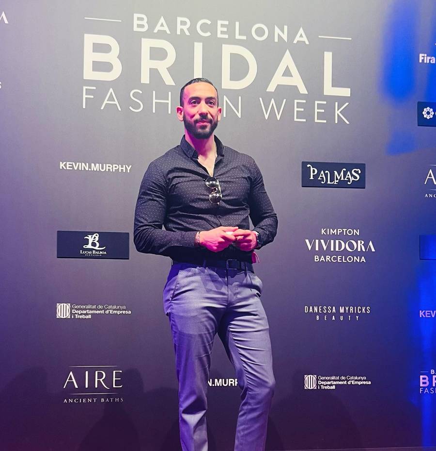Chouaib Rahmouni au Barcelona Bridal Fashion Week