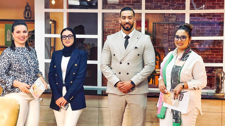 Chouaib Rahmouni sur un plateau télévisé